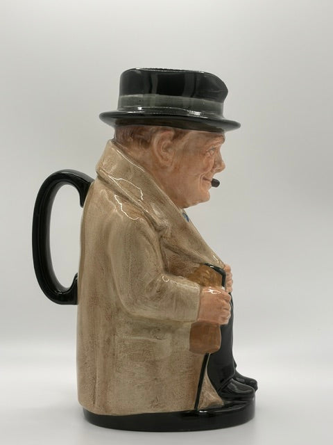 Royal Doulton Winston Churchill Toby Mug 8"