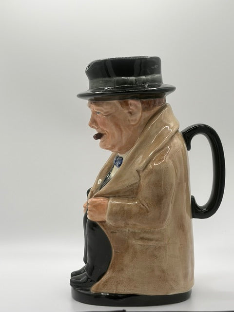 Royal Doulton Winston Churchill Toby Mug 8"