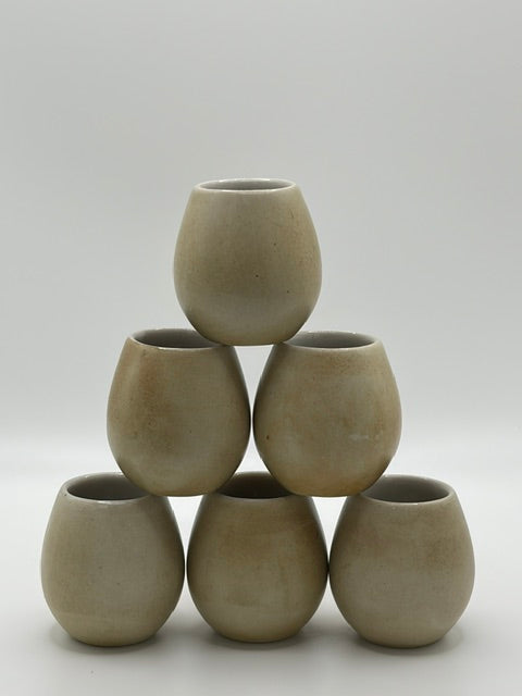 Ceramic German shot glass set