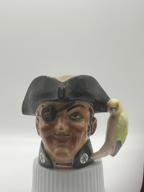 1960 Lego Pirate 969 Character Mug with Yellow Parrot 4"