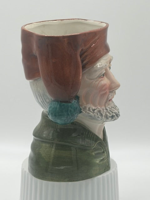 Vintage Man in Pajamas Character Mug 4"