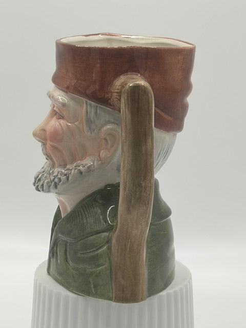 Vintage Man in Pajamas Character Mug 4"