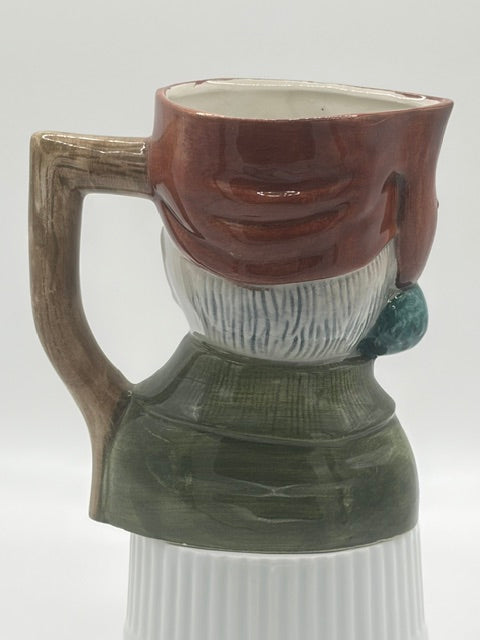Vintage Man in Pajamas Character Mug 4"