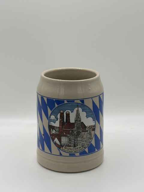 Vintage München Weltstadt Mit Herz Beer Mug .5 Liter.